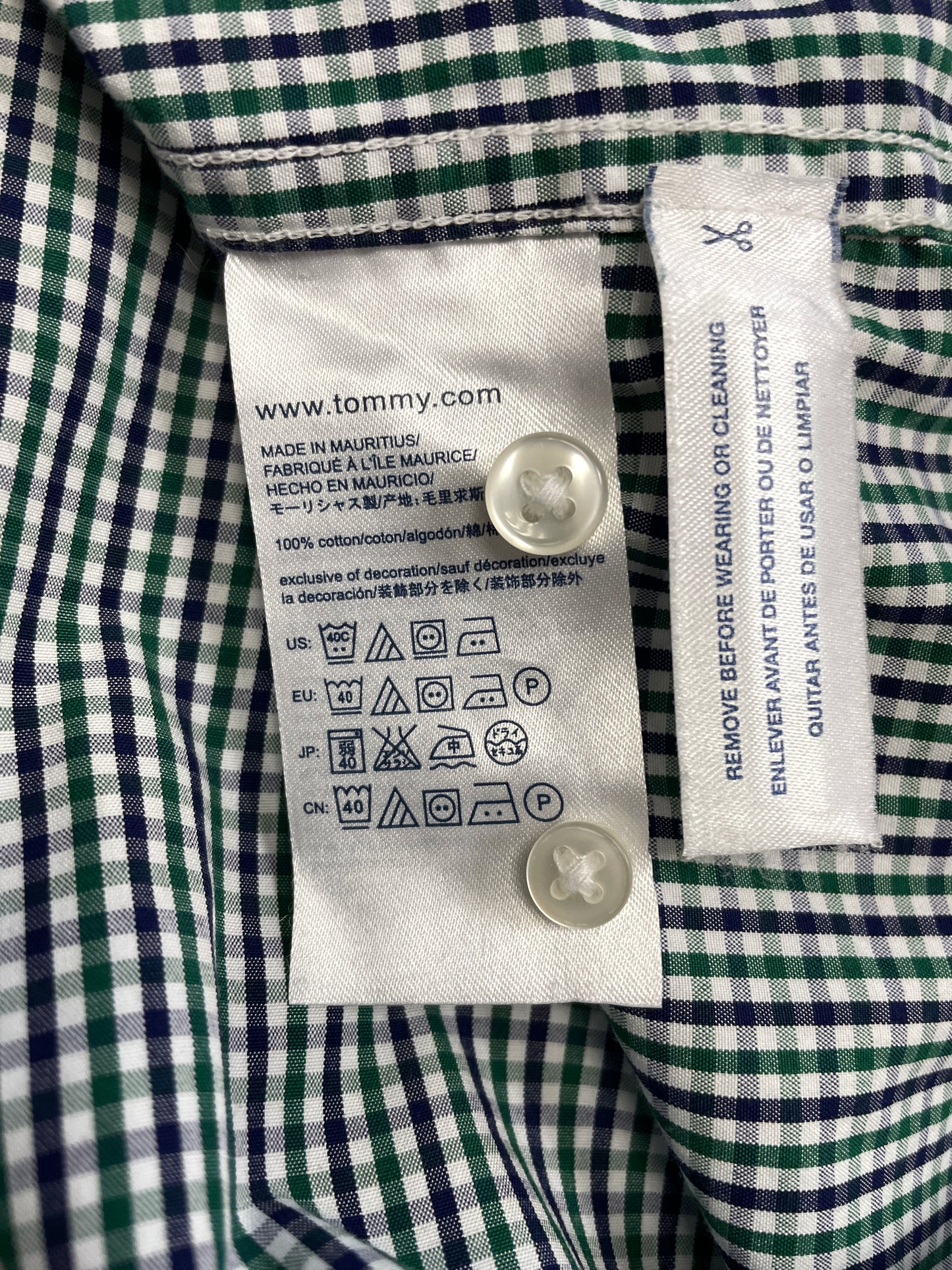 Мъжка карирана риза TOMMY HILFIGER