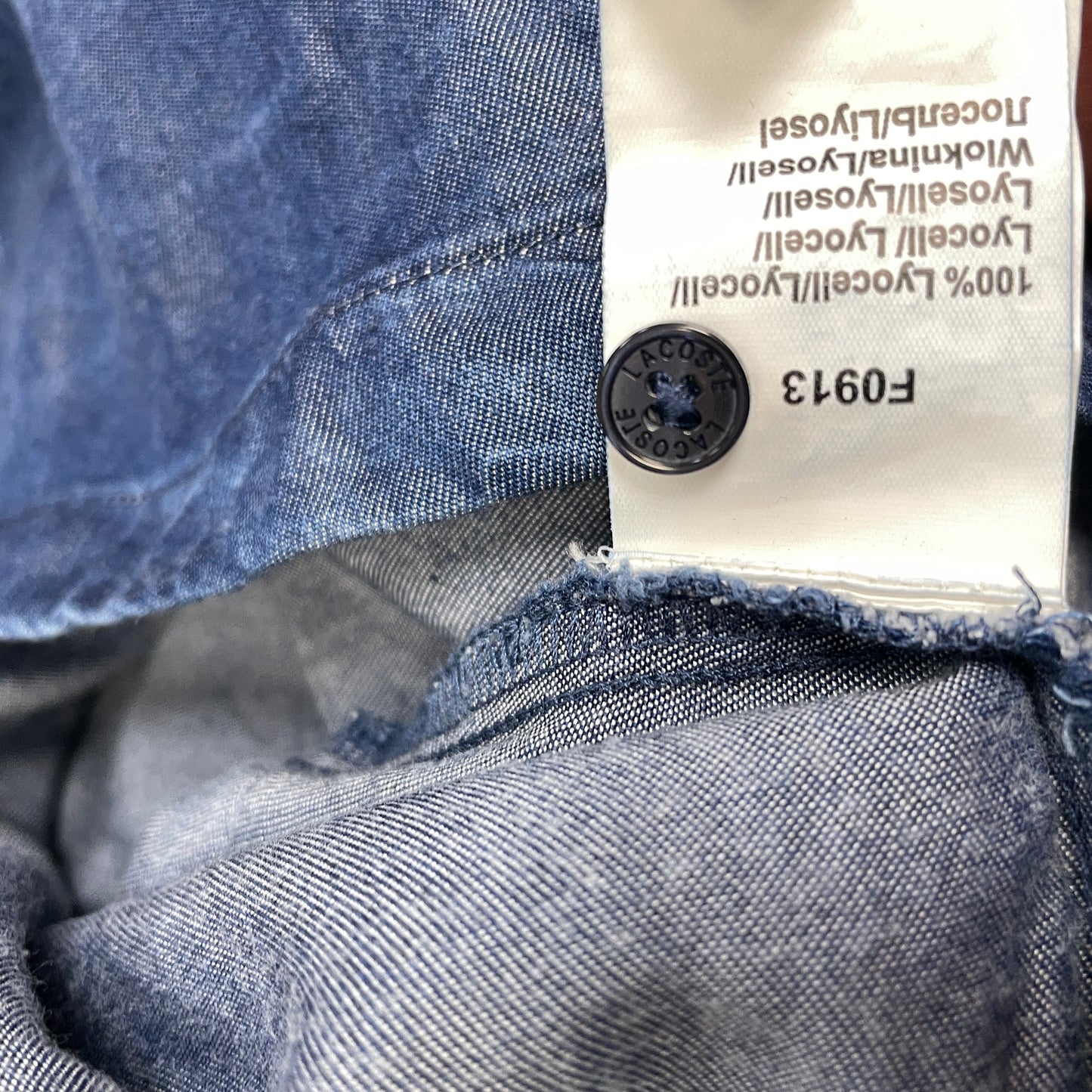 Дънкова рокля LACOSTE