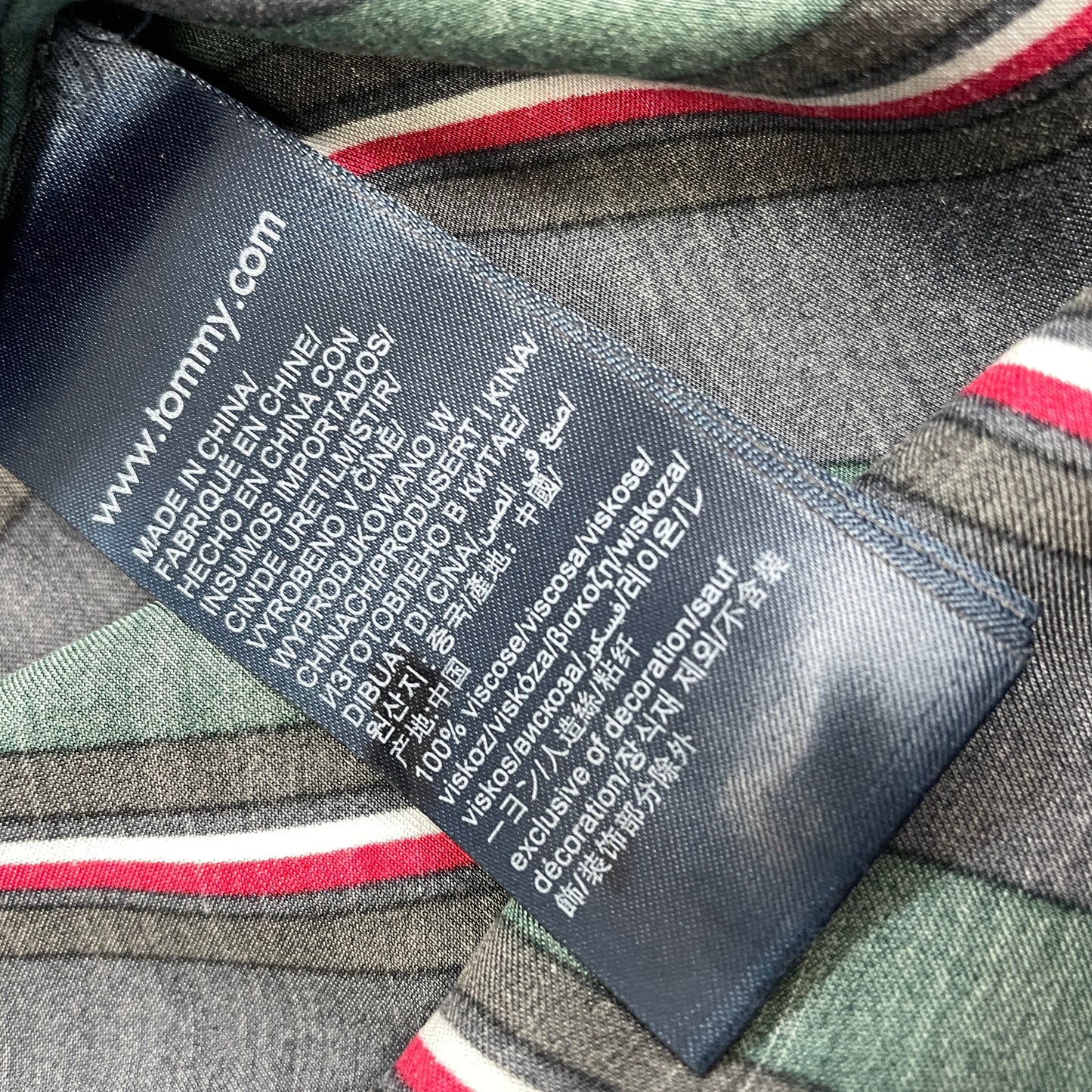 Сатенена риза TOMMY HILFIGER