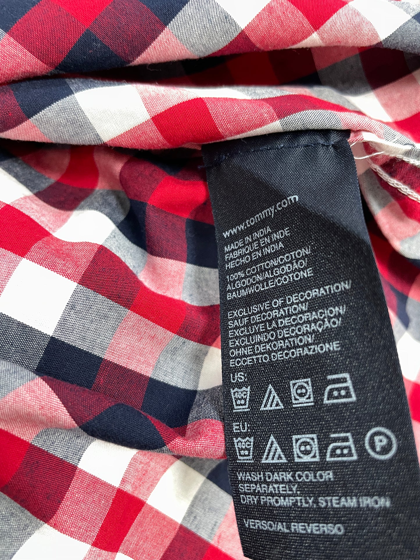 Мъжка карирана риза TOMMY HILFIGER