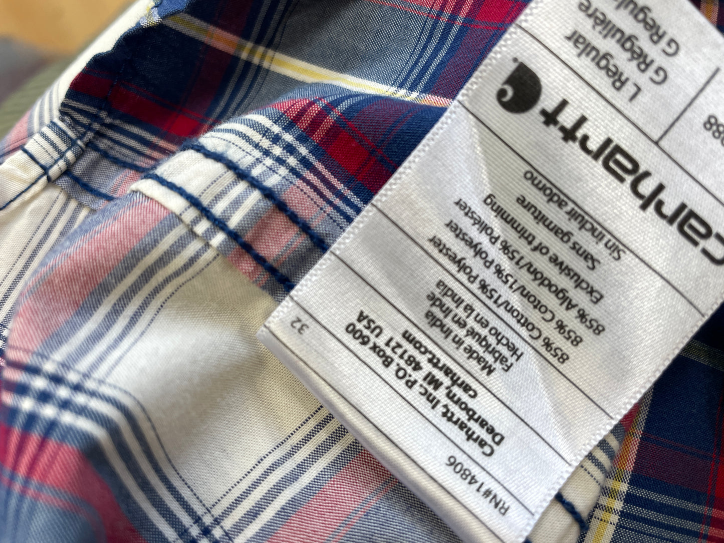 Мъжка карирана риза CARHARTT