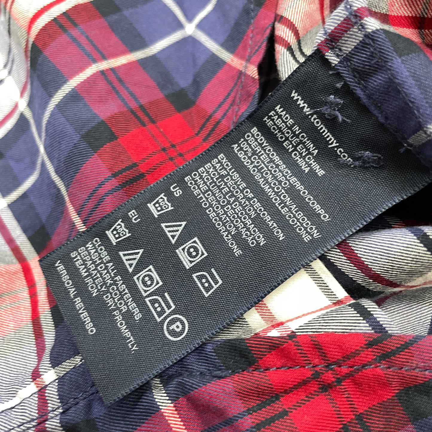 Дамска карирана риза TOMMY HILFIGER