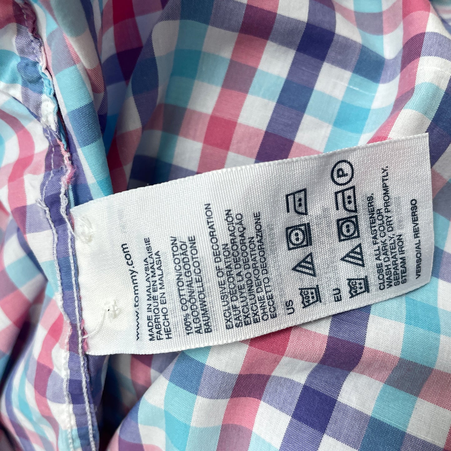 Мъжка карирана риза TOMMY HILFIGER