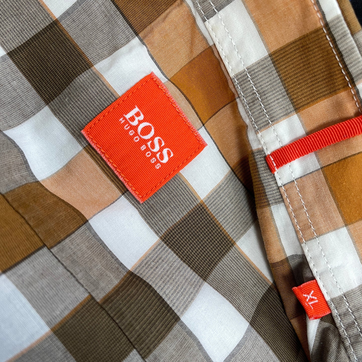 Мъжка карирана риза HUGO BOSS