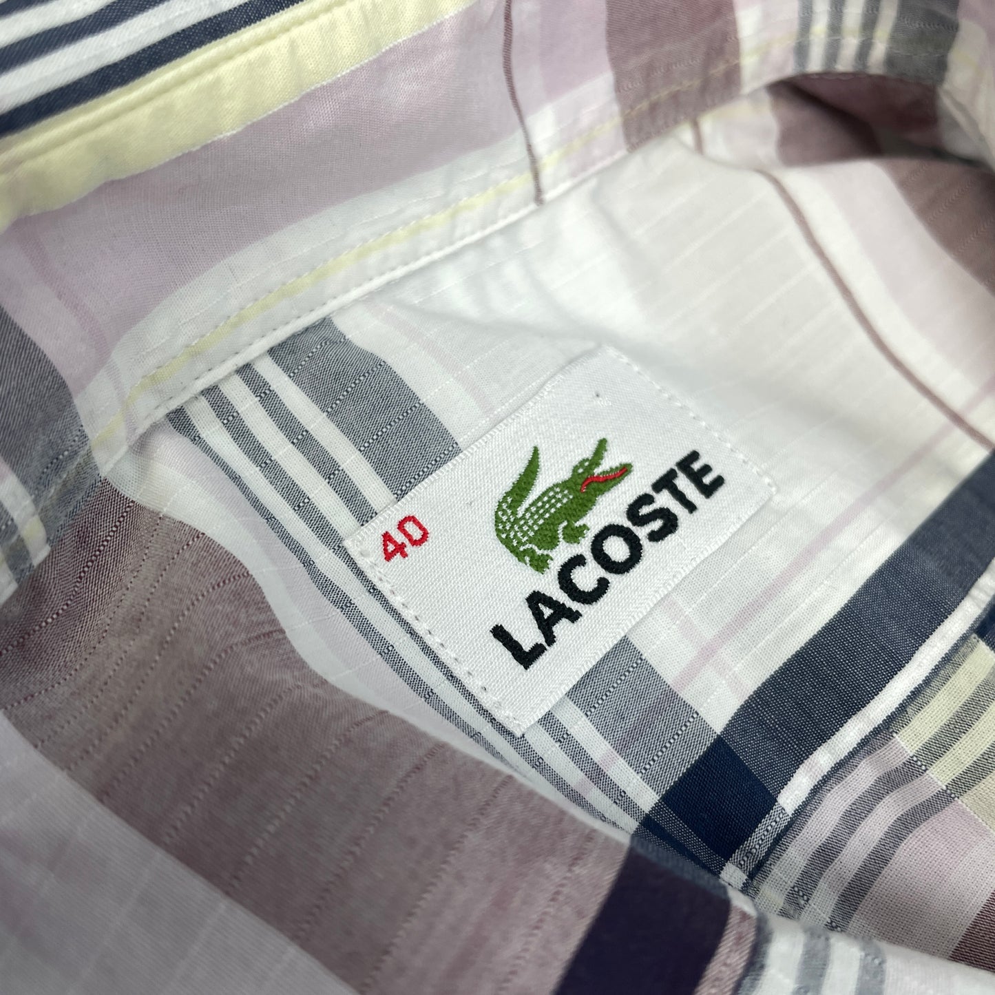 Дамска карирана риза LACOSTE