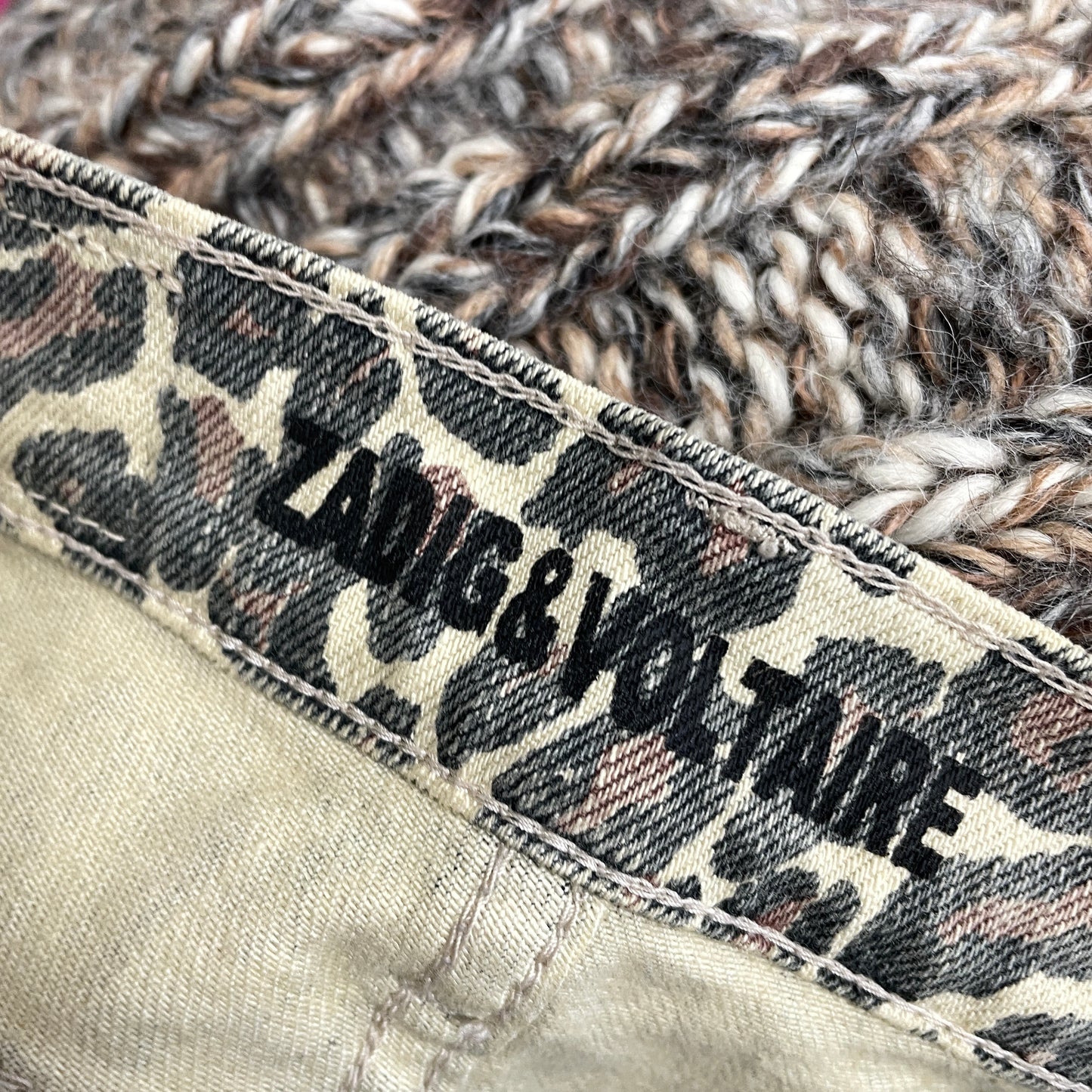 Дамски леопардови дънки ZADIG&VOLTAIRE