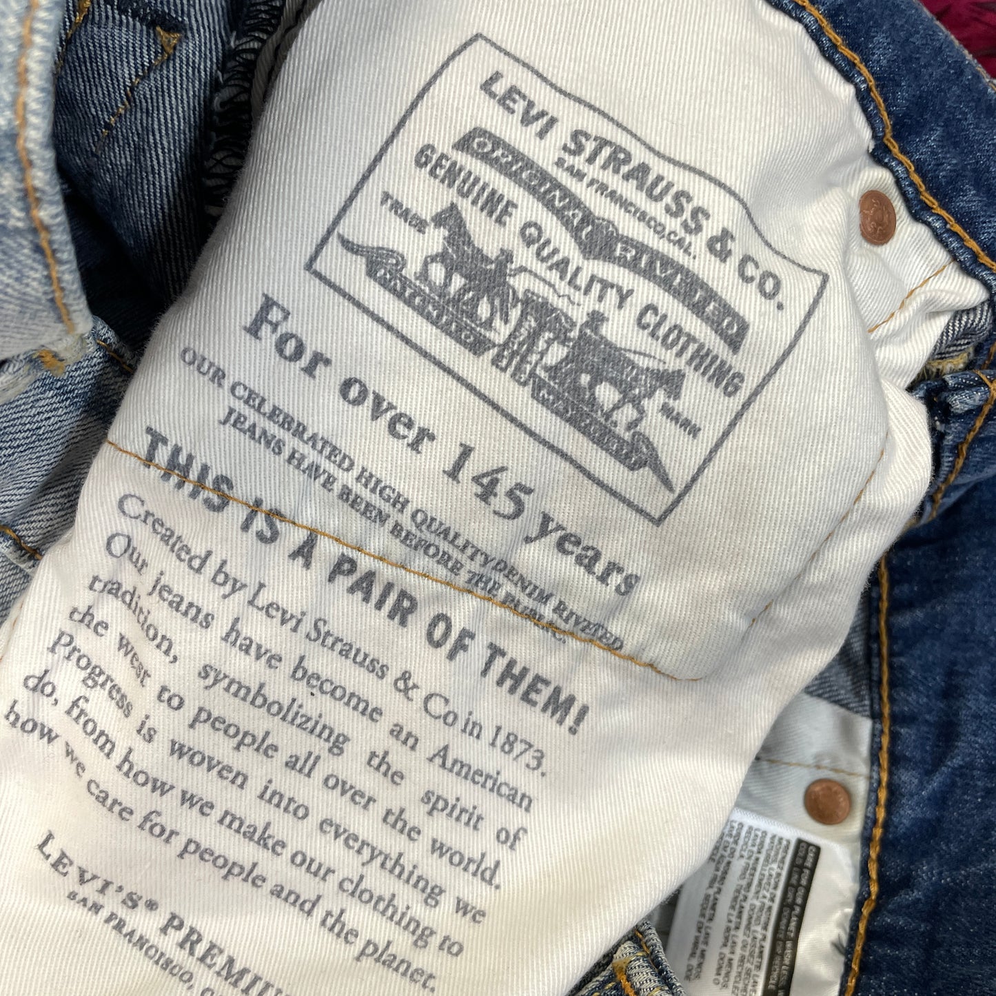 Мъжки къси дънки LEVI'S