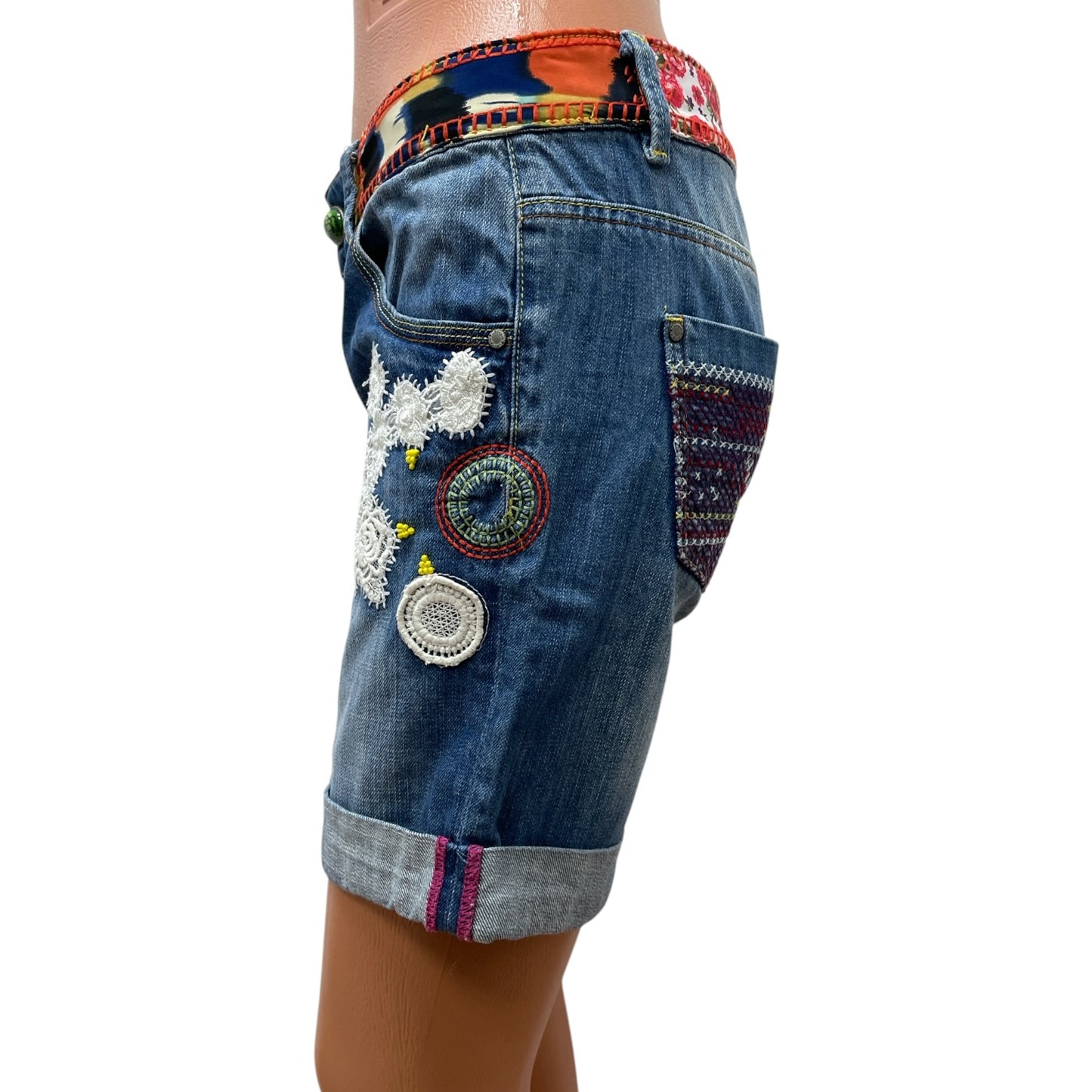 Дамски къси дънки DESIGUAL