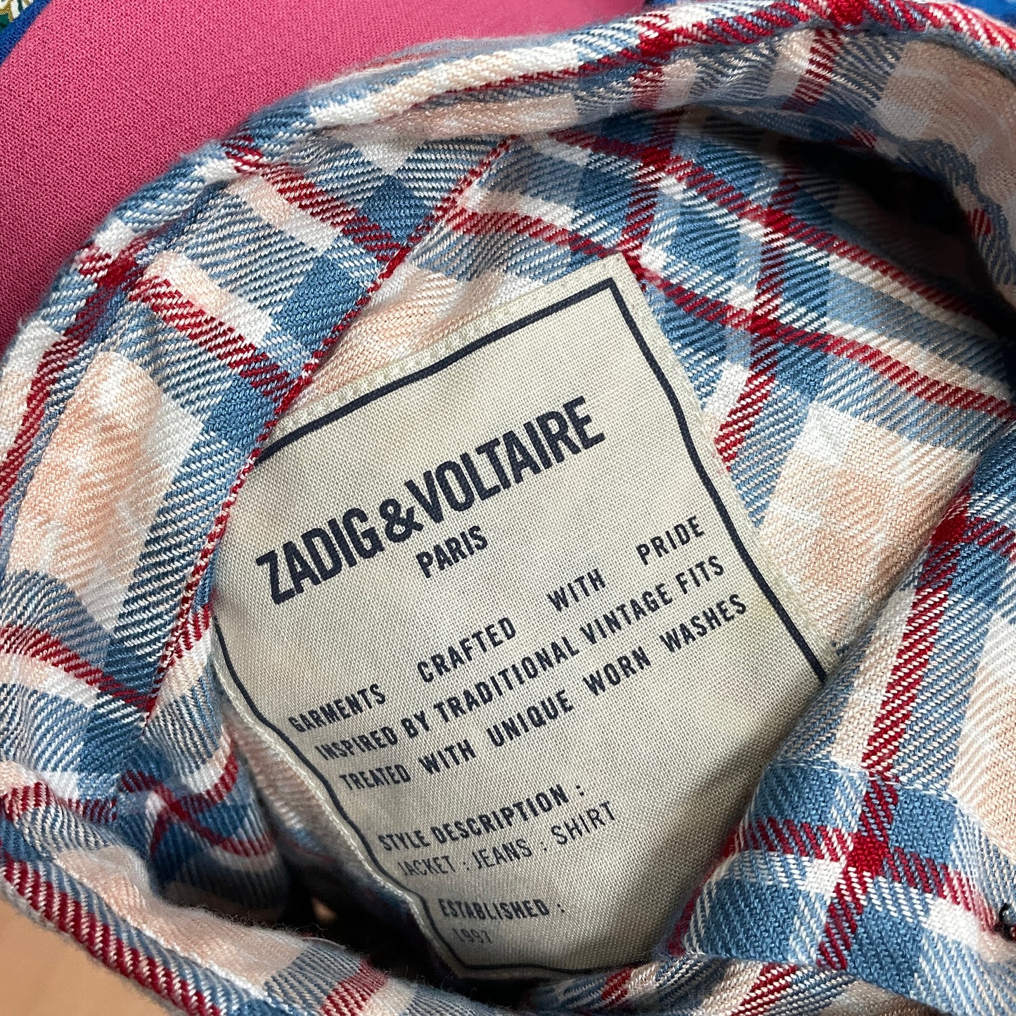 ZADIG&VOLTAIRE дамска карирана риза