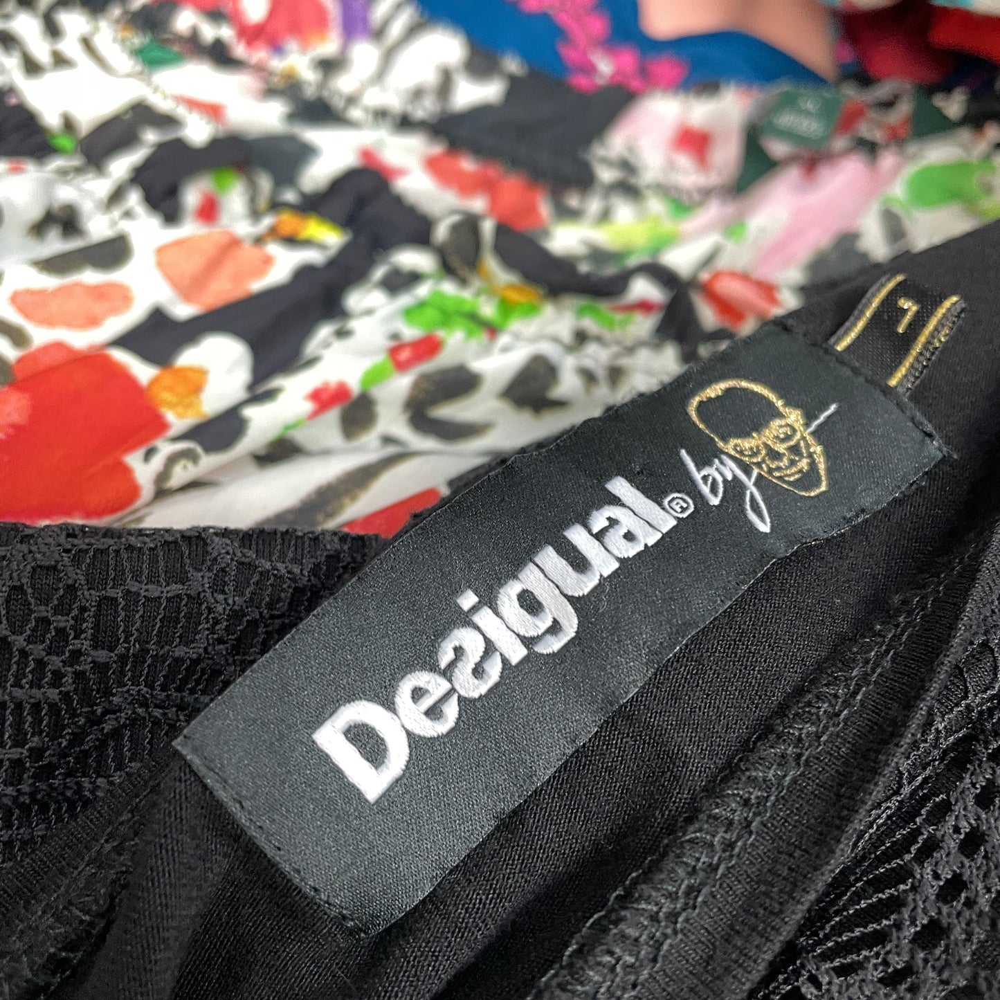 DESIGUAL дантелена блуза