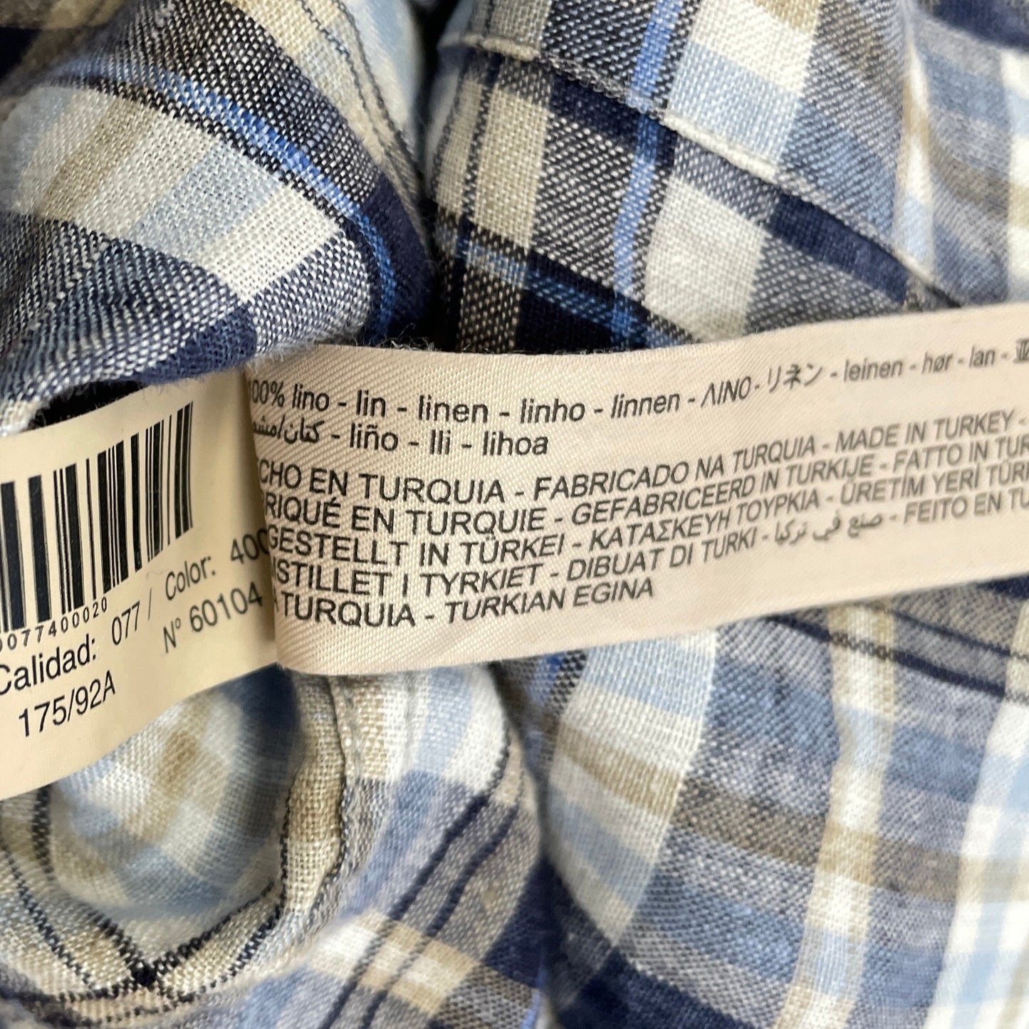 MASSIMO DUTTI мъжка лелена риза