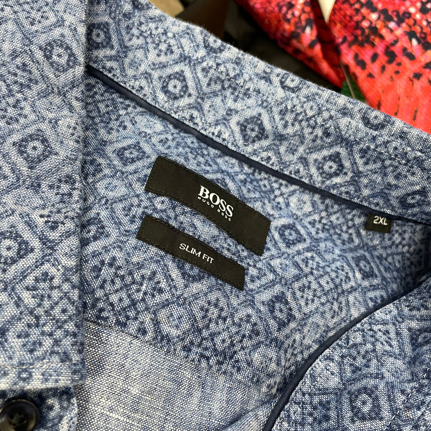 HUGO BOSS мъжка ленена риза
