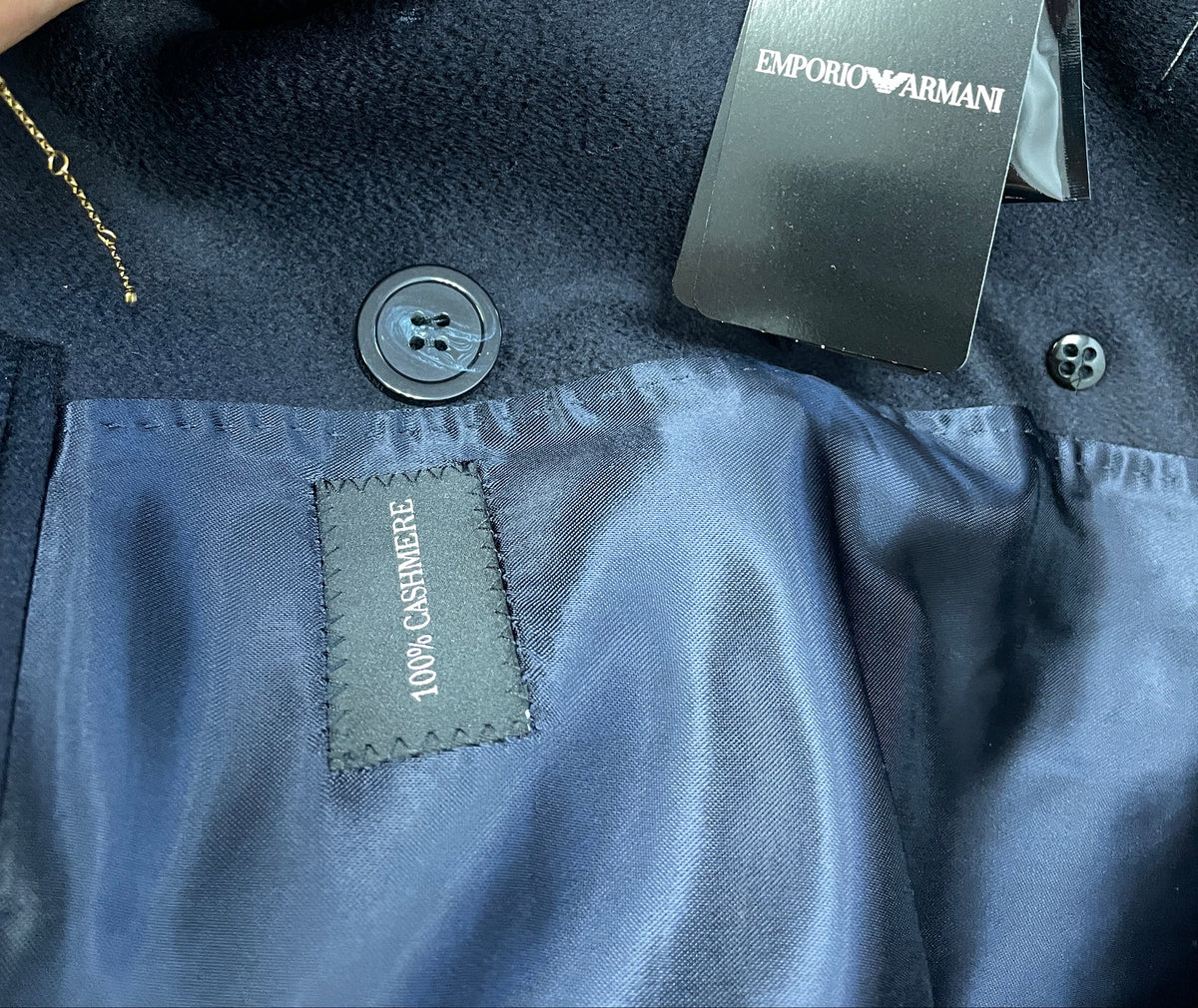 EMPORIO ARMANI мъжко палто 100% КАШМИР