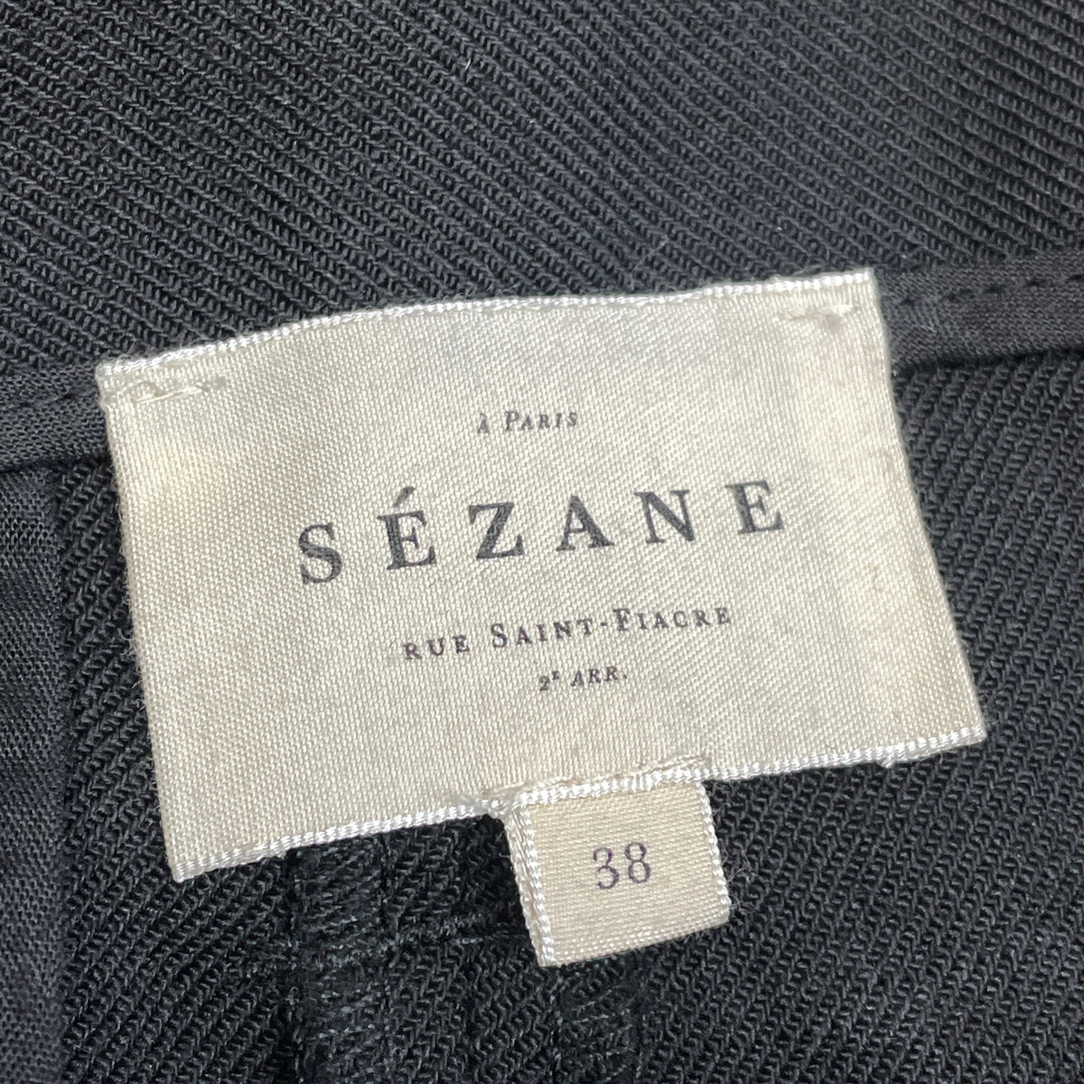 SEZANE вълнен къс панталон