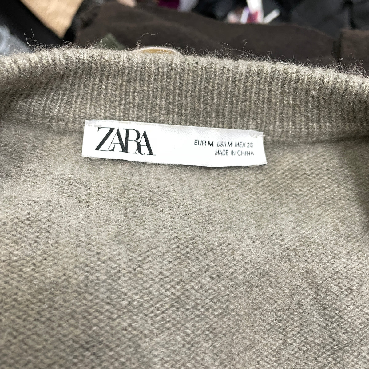 Кашмирен пуловер ZARA